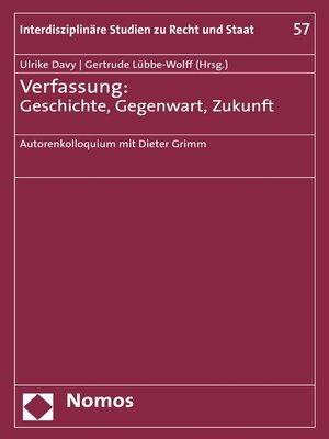 cover image of Verfassung